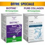 HEALTH POWER PURE COLLAGEN 90 Comprimés +BIOTINE 90 Comprimés