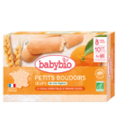 BABYBIO Petits Boudoirs à l'huile Essentielle d'orange Douce 120G