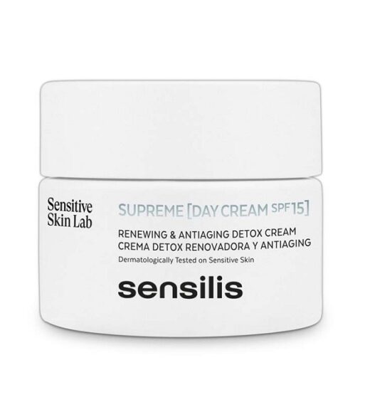 sensilis supreme detox creme de jour renouvelante spf15 50ml | Urban Drug store
