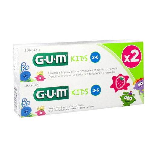 sunstar dentifrice kids 2 6 ans lot de 2 x 50ml gum 1 | Urban Drug store