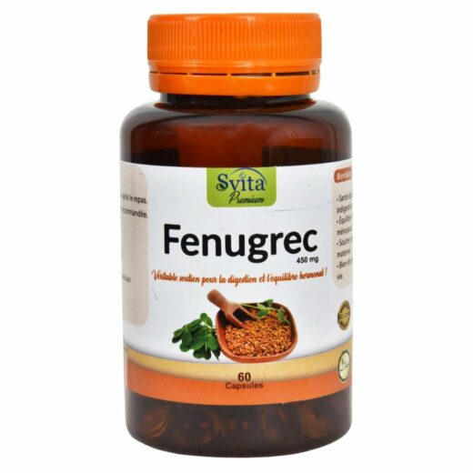 svita premium fenugrec 450mg 60 gelules | Urban Drug store