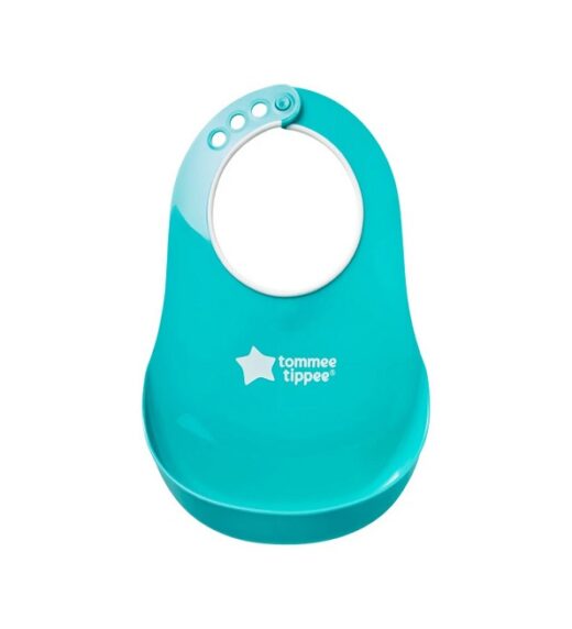 tommee tippee bavoir avec fermoir reglable turquoise | Urban Drug store