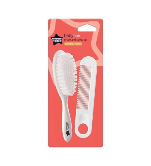 tommee tippee ensemble brosse et peigne blanc | Urban Drug store