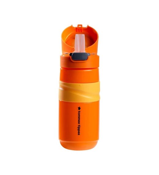 tommee tippee gourde anti fuite avec paille 500ml orange | Urban Drug store