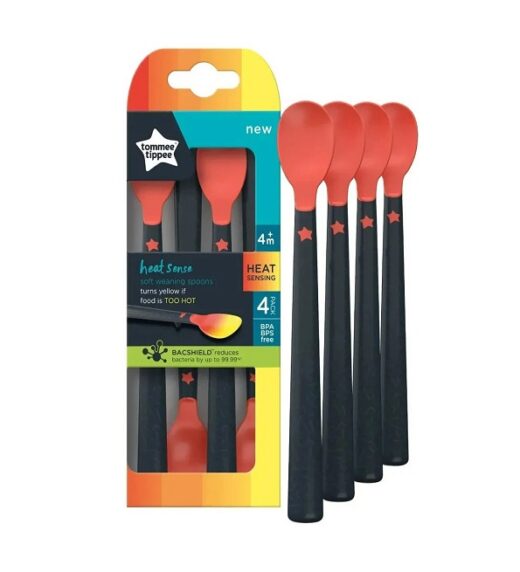 tommee tippee lot de 4 cuilleres thermosensibles 4m | Urban Drug store