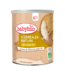 BABYBIO 3 CEREALES NATURE 220G