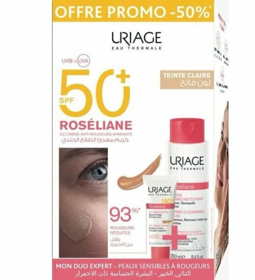 uriage uriage offre roseliane ccc creme spf 50 teinte claire roseliane fluide dermo nettoyant 250 ml pack 1 | Urban Drug store
