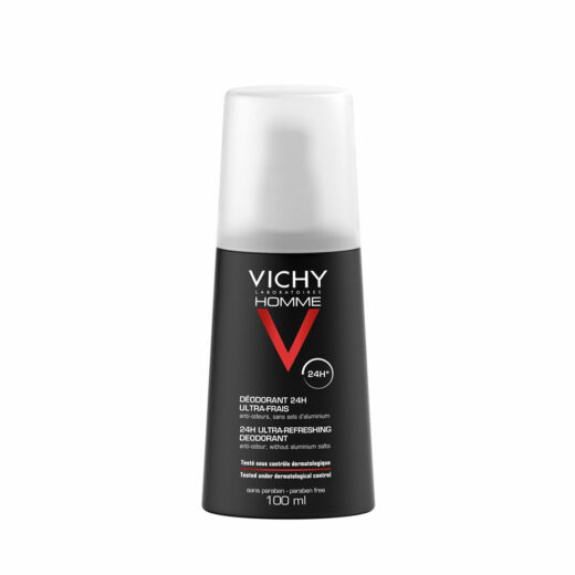 vichy homme deodorant vaporisateur ultra frais 24h peau sensible 100ml | Urban Drug store