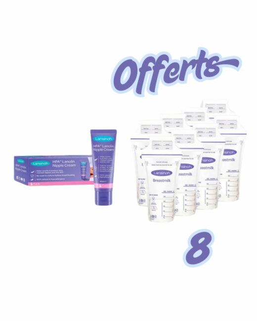Lansinoh duo pack creme Lanolin 40ml8 sachets conservation | Urban Drug store