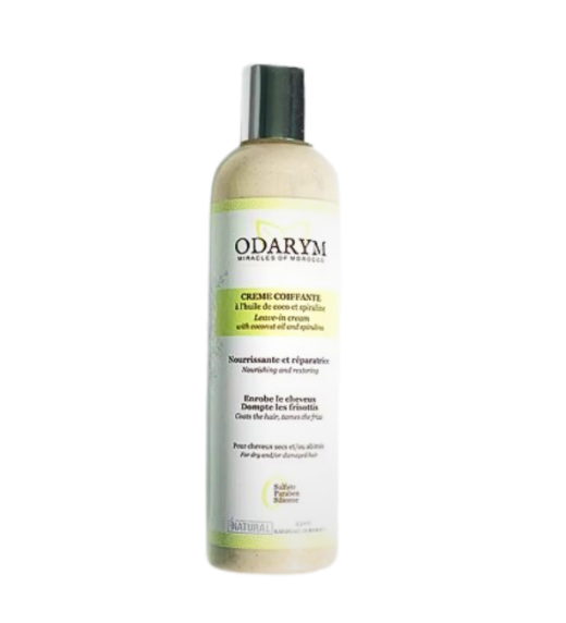 Odarym Creme coiffante lhuile de coco Spiruline 250ml | Urban Drug store