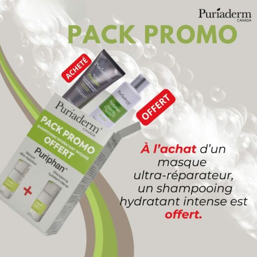 Puriaderm Puriphan Masque Ultra ReparateurPuriphan Shampoing Hydratant Pack | Urban Drug store