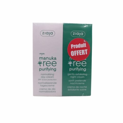 Ziaja manuka tree duo pack creme de jour 50mlcreme de nuit 50ml | Urban Drug store