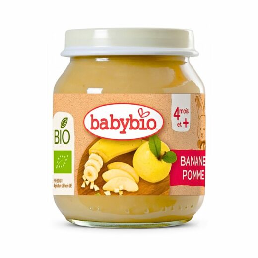 Babybio Petit Pot Banane Pomme 130g | Urban Drug store