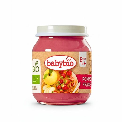 Babybio Petit Pot Pomme Fraise 130g | Urban Drug store