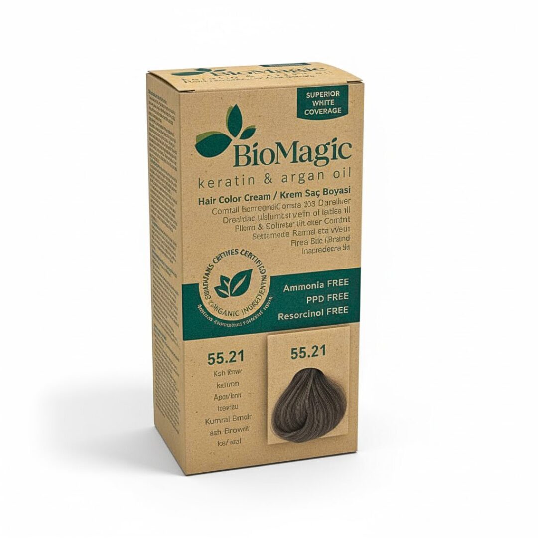 Biomagic-Hair-Color-Cream-Kit-5521-Iced-Brown Biomagic Hair Color Cream Kit 5521 Iced Brown | Urban Drug store