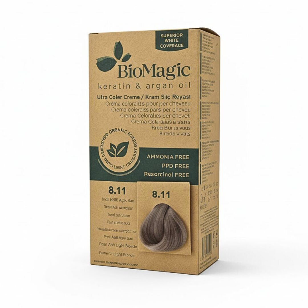Biomagic-Hair-Color-Cream-Kit-811-Intense-Ash-Light-Blonde Biomagic Hair Color Cream Kit 811 Intense Ash Light Blonde | Urban Drug store
