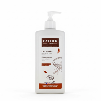 Cattier Lait Corps Beurre De CoCo Parfum Vanille 500ml