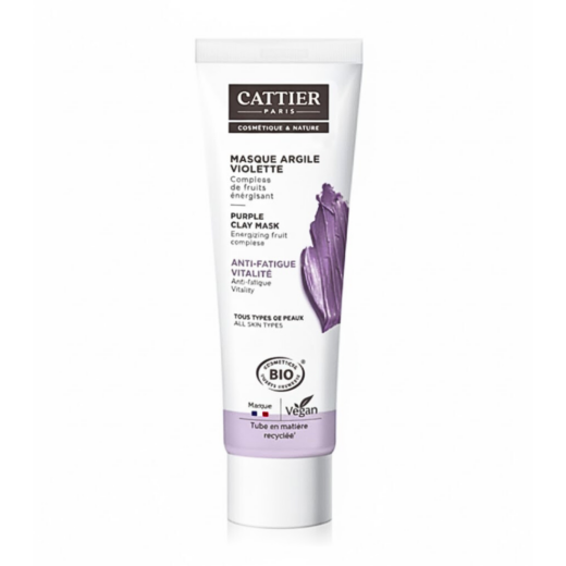 Cattier Masque Argile Violette 100ml | Urban Drug store