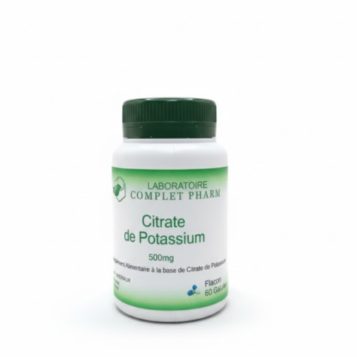 Citrate De Potassium 500mg 60 gelulesComplet Pharm | Urban Drug store
