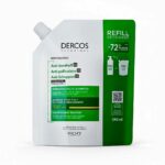 Dercos Shampoing Anti-Pelliculaire Cheveux Secs Refill Recharge 390ml