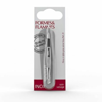 Formes&Flammes Pince A Epiler Acier Forge Chrome Mors Etroits Biais 8cm Refrence 11