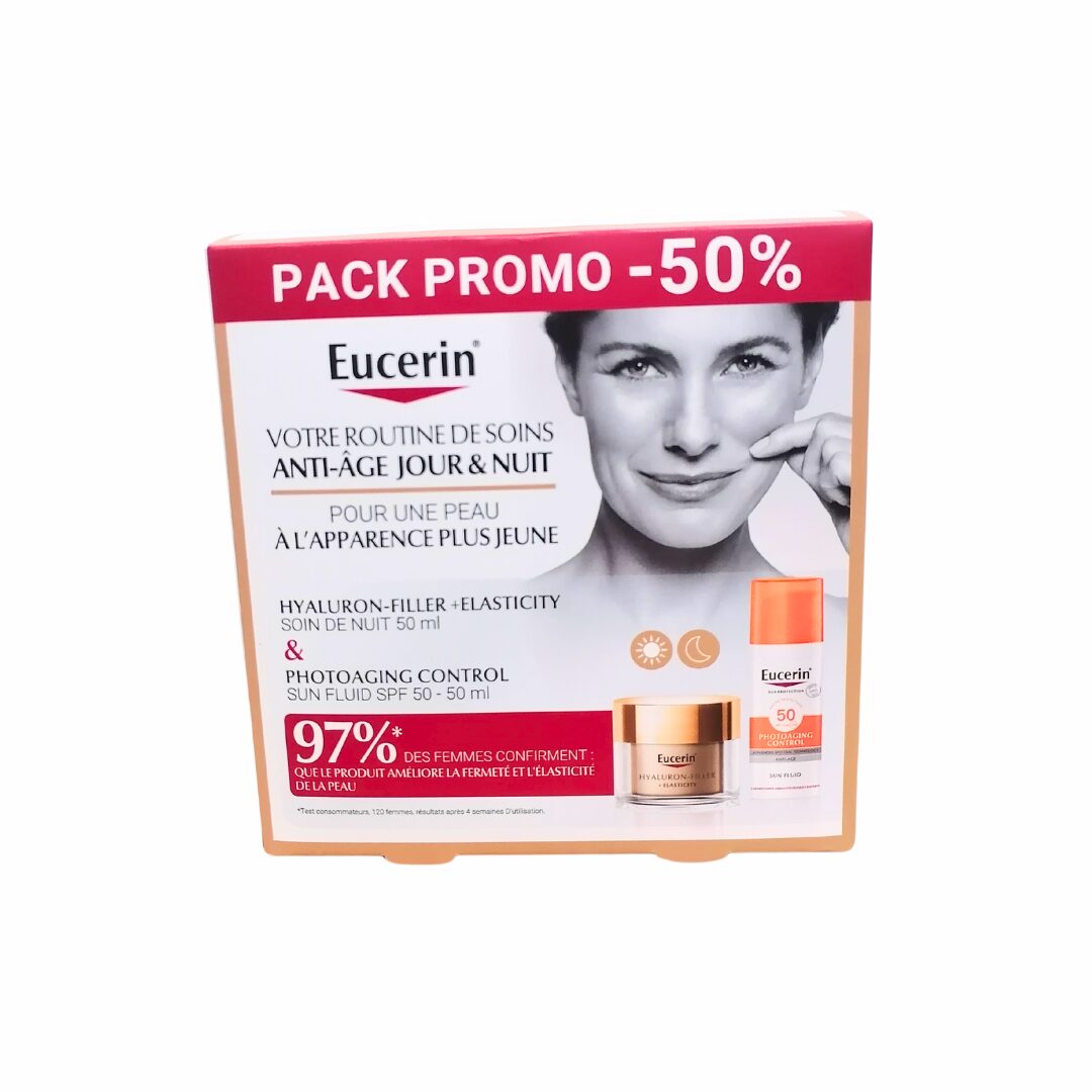 Eucerin-Hyalur-filler-elasticity-Nuit-Ecran-Fluide-spf50-pack-50-1-1 Eucerin Hyalur filler elasticity Nuit Ecran Fluide spf50 pack 50 1 1 | Urban Drug store
