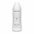 Suavinex Biberon Avec Tetine Ronde Debit Rapide +4m 360ml GY L2