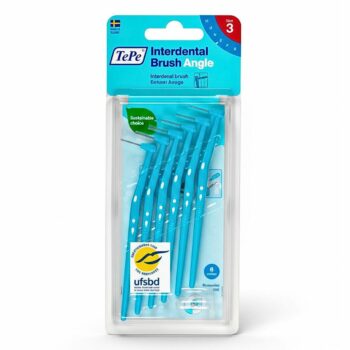 Tepe Interdental Brush Angle Bleu 0.6mm Taille 3 -6 Pieces