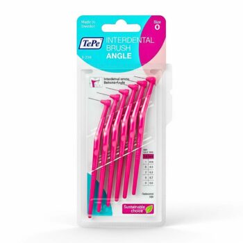 Tepe Interdental Brush Angle Rose 0.4mm Taille 0 -6 Pieces