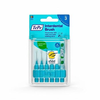 Tepe Interdental Brush Original Bleu 0.6mm Taille 3 -6 Pieces