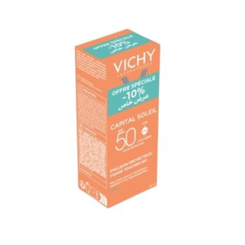 Vichy Capital Soleil Emulsion Toucher Sec Spf50+ 50ml -10%