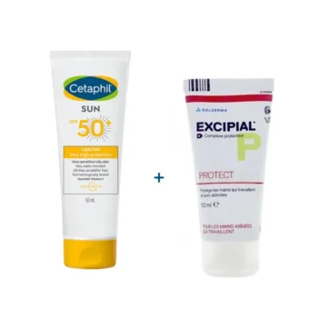 Cetaphil Sun Light gel spf50+ 100ml = Excipial Repair Offert