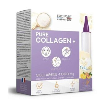 ERIC FAVRE PURE COLLAGEN + 10*15ML PECHE ET CITRON