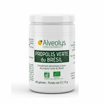 Alveolys Propolis Verte Du Bresil 60 Gelules