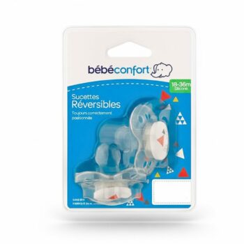 Bebe Confort 2 Sucette Reversible 18-36mois Animals Bleu