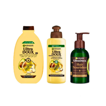 Garnier Routine Avocat Shampoing 200ml+Serum 200ml+Oil 120ml Pack