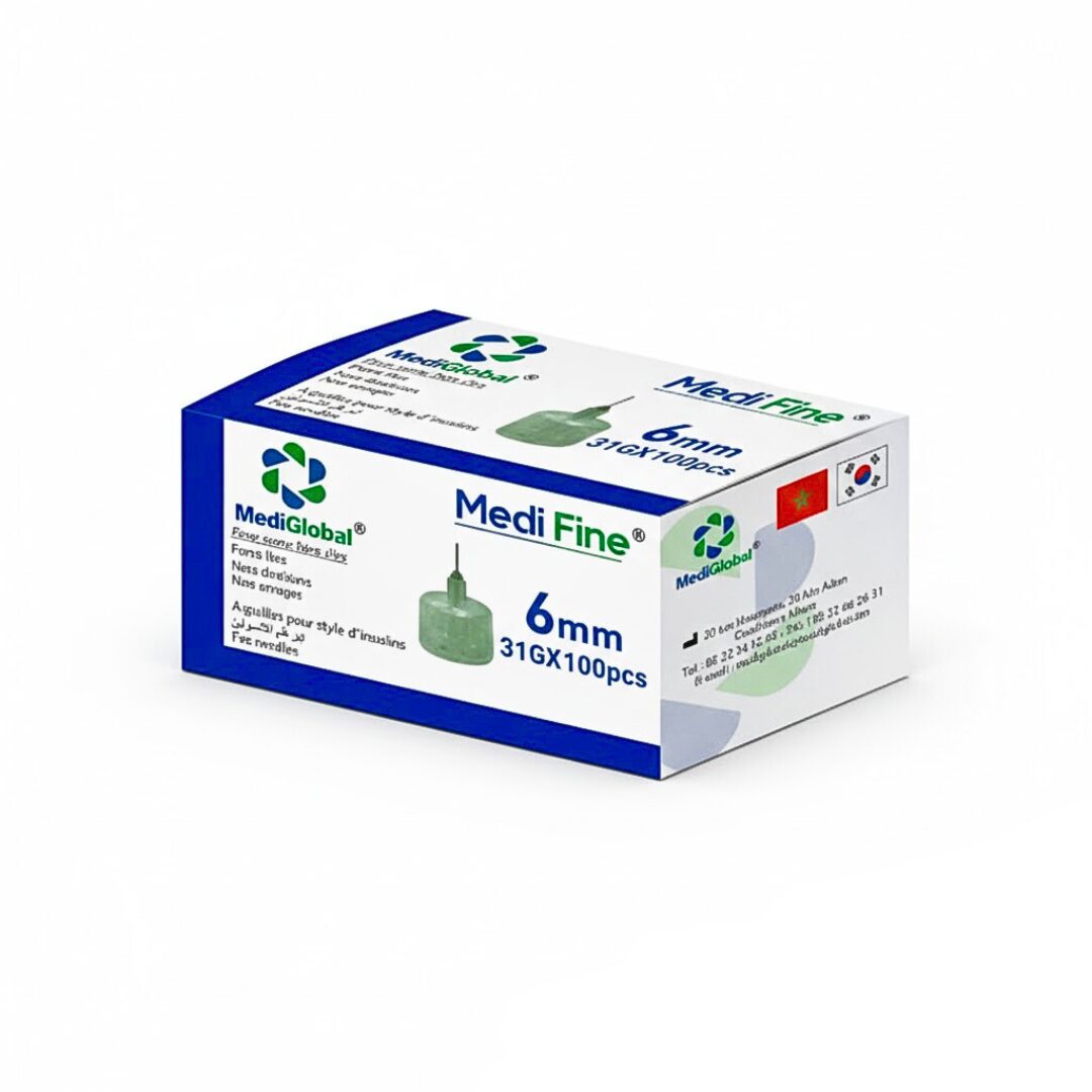 Medi-fine-aiguille-stylo-dinsuline-6mm-31g100pcs Medi fine aiguille stylo dinsuline 6mm 31g100pcs | Urban Drug store