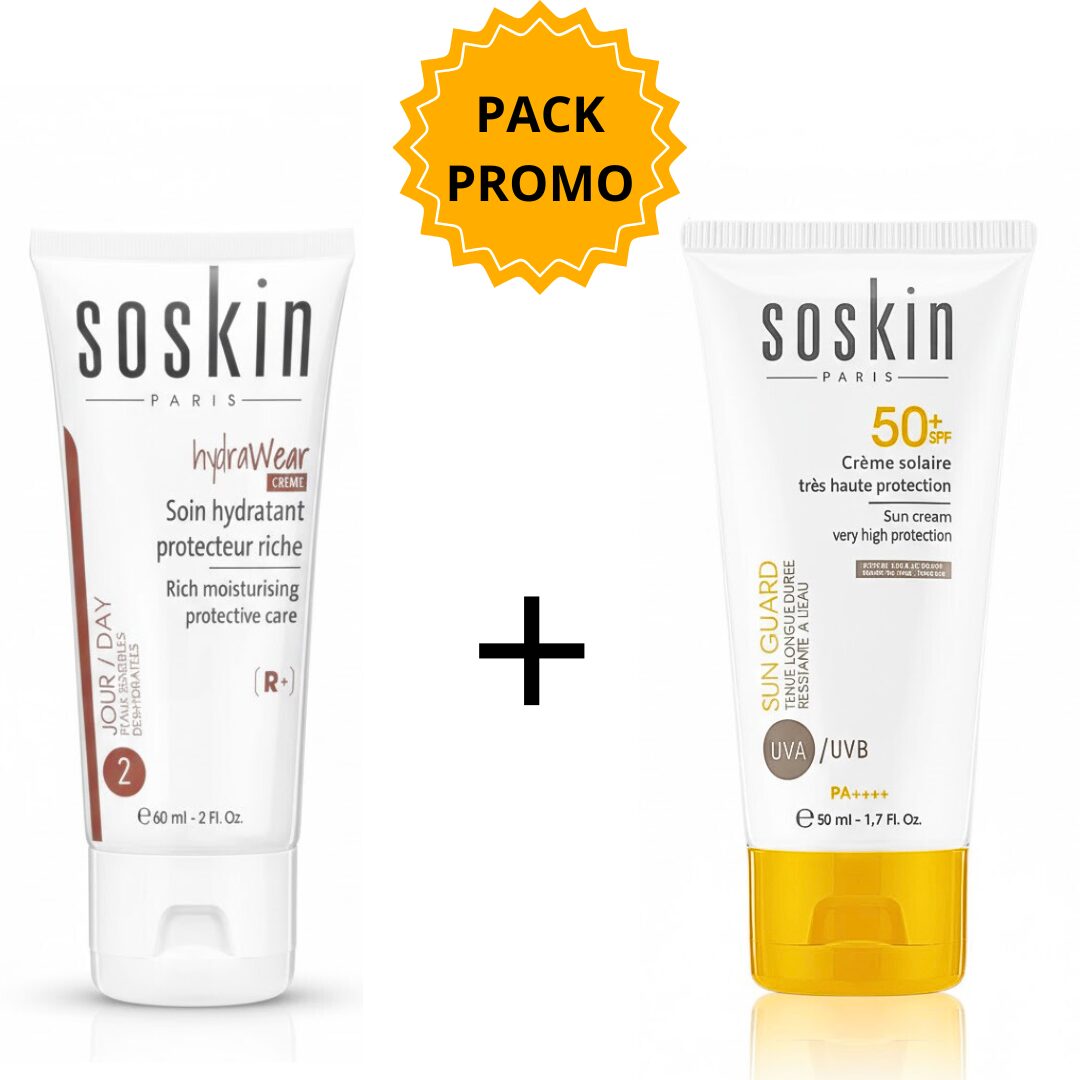 Soskin-Creme-Invisible-spf50-50mlHydrawear-Creme-Riche-60ml Soskin Creme Invisible spf50 50mlHydrawear Creme Riche 60ml | Urban Drug store