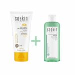 Soskin-Creme-Solaire-Teinte-01-50ml-Gel-Doux-Nettoyant-100ml-Pack