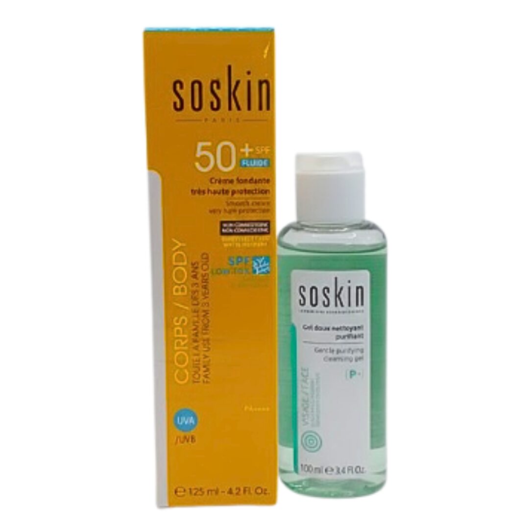 Soskin-Ecran-Invisible-spf50-50mlGel-Doux-Nettoyant-100ml Soskin Ecran Invisible spf50 50mlGel Doux Nettoyant 100ml | Urban Drug store