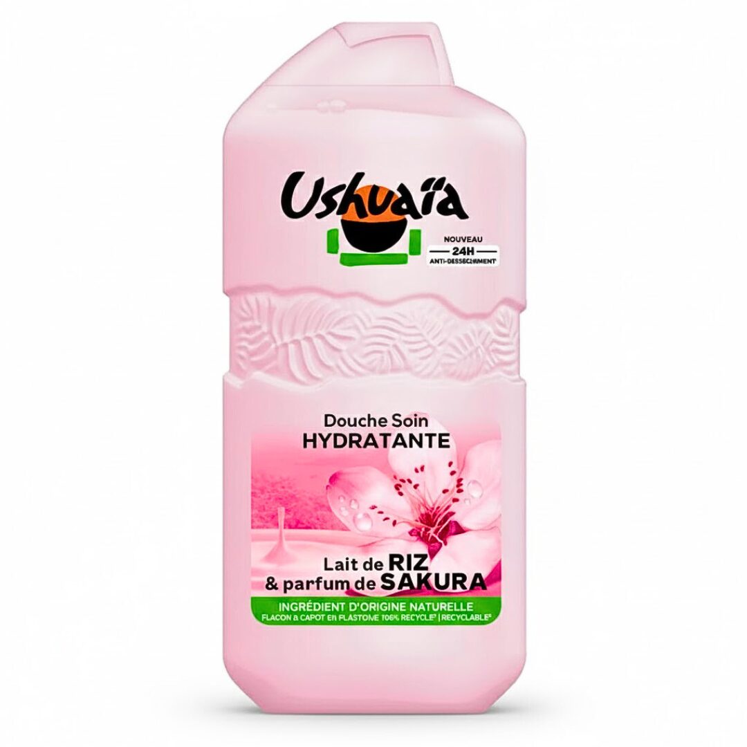 USH-Douche-Soin-Hydratante-Lait-De-Riz-Sakura-280ml USH Douche Soin Hydratante Lait De Riz Sakura 280ml | Urban Drug store