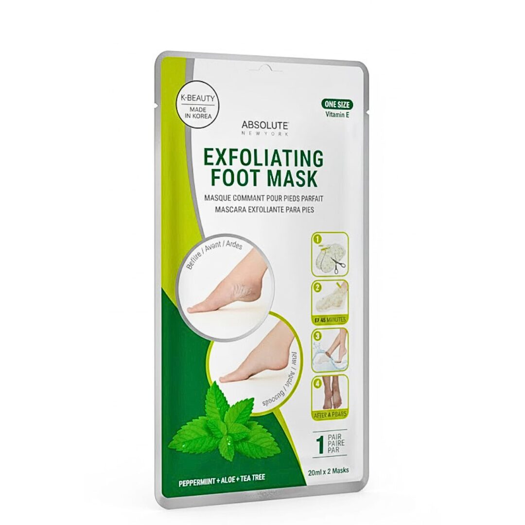 Absolute-Exfolianting-Foot-Mask-Pepper-Mint-Aloe-Tea-Tree-New Absolute Exfolianting Foot Mask Pepper Mint Aloe Tea Tree New | Urban Drug store
