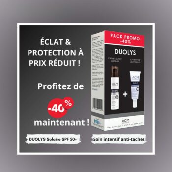 Acm Duolys solaire Spf 50+ - 50 ml + Soin Intensif Anti-Taches