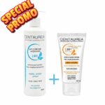 Centaurea-Duo-lait-corporel-hydra-500ml-Ecran-Teinte-spf50-50ml