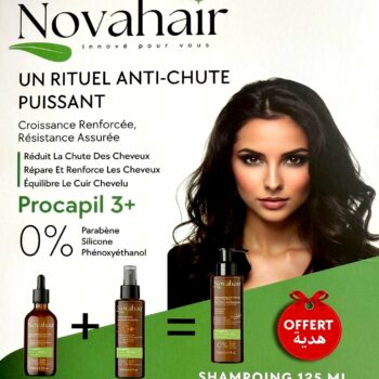 Novahair Huile + lotion = Shampooing 125ml Offert