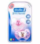 Dodie - Sucettes forme anatomique silicone (6M +) N°A13 - Papillon & Princesse