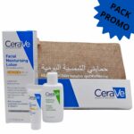 Cerave Creme Hydratante spf50 52ml+ Creme Lavant & Creme Hydratant +Trousse Format Voyage