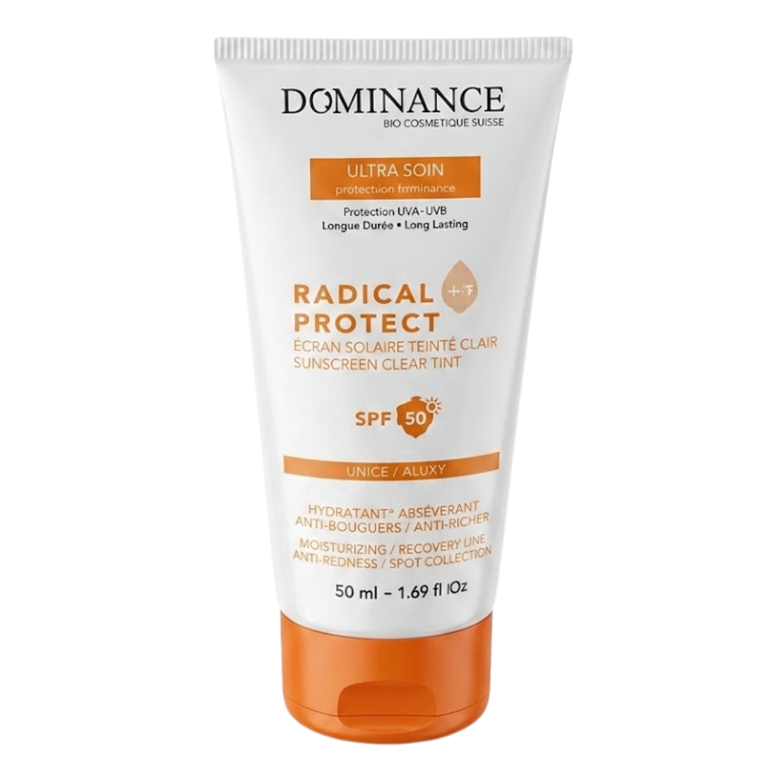 Dominance ecran solaire teinte claire spf50+ 50ml 1 Dominance ecran solaire teinte claire spf50+ 50ml
