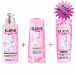 Elseve Glycolic Gloss Shampoing + Demelant + Soin Lamination Pack