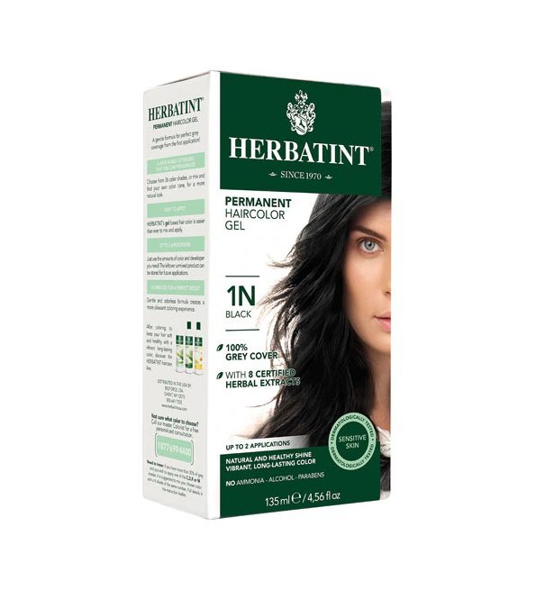 Herbatint Soin Colorant Permanent 1N Noire 1 Herbatint Soin Colorant Permanent 1N Noire
